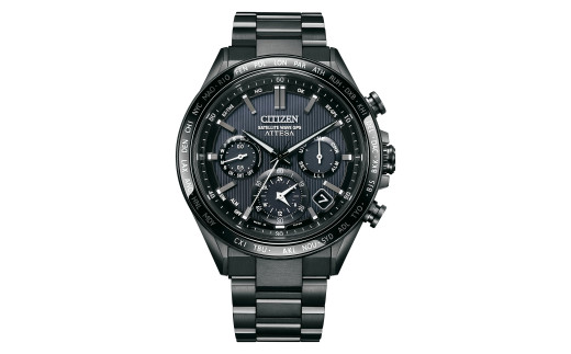 CITIZEN 光発電 エコドライブGPS衛星電波 メンズ 時計アテッサ CC4055-65E