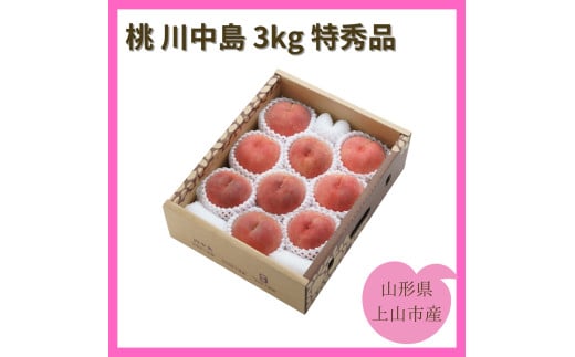 桃（川中島）３ｋｇ　特秀品　0055-2511
