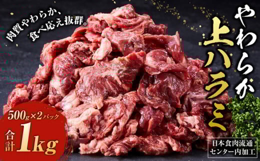 日本食肉流通センター内加工 やわらか上ハラミ 500g×2パック 2081365 - 神奈川県川崎市