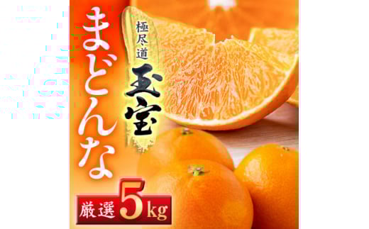 「玉宝ブランド」＜まどんな＞5kg　※紅まどんなと同品種＜H64-63＞【1621007】