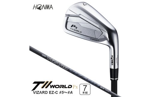 SHG0092　本間ゴルフ T//WORLD Px EZ-C IRON #5～#A 7本組 ゴルフクラブ アイアン  ツアーワールド
