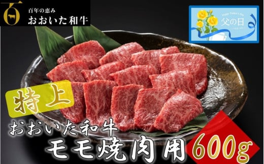 【父の日ギフト】4等級以上/おおいた和牛焼肉用モモ 600g_2558R