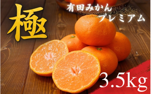 ＼光センサー選別／極 有田みかんプレミアム 約3.5kg【光センサー 高糖度選別品】2S～Lサイズ 有機質肥料100% ※2025年11月下旬頃～2026年1月上旬頃に順次発送予定 ※北海道・沖縄・離島への配送不可 /　みかん 和歌山県 柑橘 みかん 甘い 蜜柑 フルーツ 果物 くだもの 産地直送 【nuk168】 