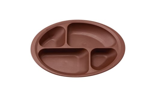すくいやすい 仕切り プレート 食器 皿 プラスチック 丈夫 バイオマス原料使用 スケーター skater NLPS1B ブラウン 茶色 男性 女性 男子 女子 メンズ レディース[電子レンジ 食洗機 対応 バイオマス CO2削減] 661884 奈良県 奈良市 なら 5-069