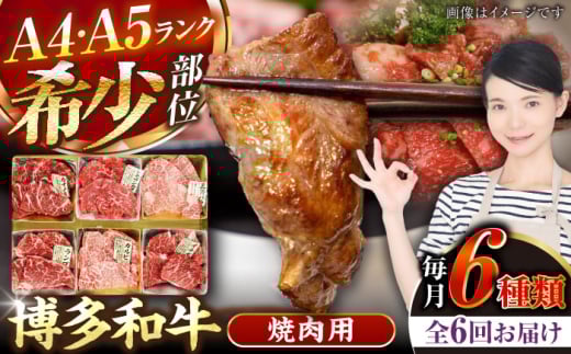 【全6回定期便】【A4〜A5ランク】博多和牛 希少部位 おまかせ 6種セット 420g(70g×6種) 《豊前市》【株式会社木村食品】 ステーキ 牛肉 国産 [VDZ054] 2107482 - 福岡県豊前市