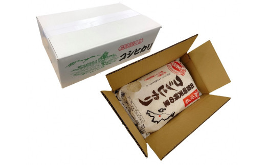「コシヒカリ５kg」配送イメージ