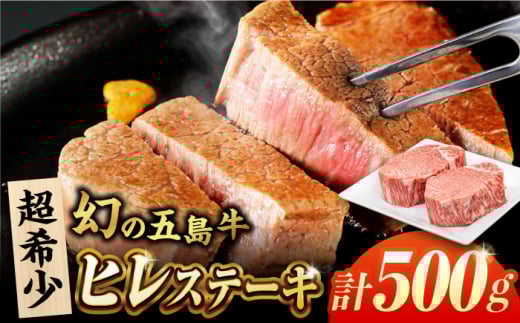 五島牛ヒレ 250g×2枚 五島市/ごとう農業協同組合 [PAF032] 牛肉 国産 希少 ヒレ ヒレステーキ ステーキ 牛肉 国産 国産牛 1382442 - 長崎県五島市