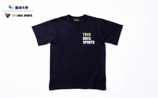 【東洋大学】応援Tシャツ　キラキラ紺【XL】[№5338-7033]0236