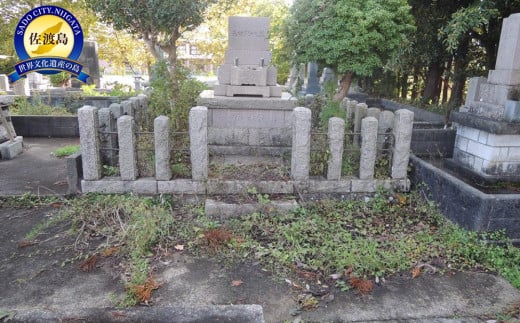 簡易墓石簡易洗浄付きお墓参り代行　清掃サービス（仏花1対付き） 830790 - 新潟県佐渡市