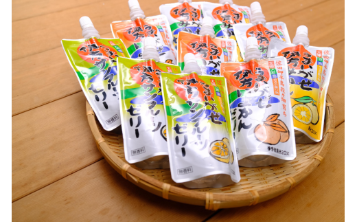 【愛媛県産】うまいがぜ伊方ゼリー3種セット 1箱（150g×10個/みかん4、いよかん3、サンフルーツ3）飲むゼリー 【 ふるさと納税 人気 おすすめ ランキング みかん ミカン 蜜柑 ゼリー 伊予柑 サンフルーツ 飲むゼリー セット 詰合せ 朝食 おやつ クリエイト伊方 愛媛県 伊方町 送料無料 】 IKTI013 