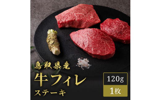 【和牛セレブ】鳥取県産牛ヒレステーキ 120g×１枚 2109917 - 鳥取県琴浦町