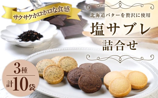 125-965 塩サブレ 詰め合わせ 焼き菓子 クッキー 豊後大野市 1077047 - 大分県豊後大野市