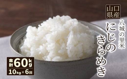 【先行予約】【定期便 6ヶ月】にじのきらめき 精米 10kg  計60kg