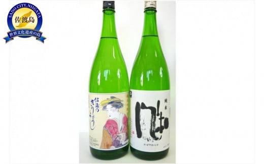 北雪純米吟醸きりょうよし&金鶴風和　1800ml×2本セット 870188 - 新潟県佐渡市