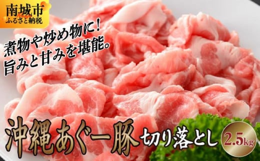 【ふるさと納税】沖縄あぐー豚 切り落とし 2.5kg