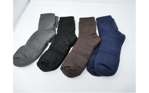 [№4631-2579]厚手紳士シルク不思議靴下（008260221）