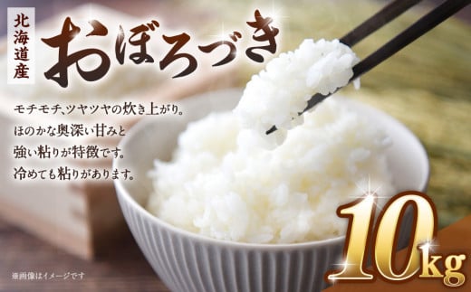 令和６年産　北海道産おぼろづき10kg（5kg×2)【国産 白米 精米 お米 単一原料米 厳選 生活応援 おぼろづき おすすめ 北海道 美唄市】 2112530 - 北海道美唄市