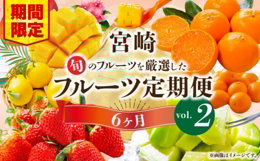 [2026年発送先行予約][期間・数量限定]旬のフルーツ6ヶ月定期便vol.2