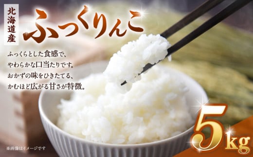 令和６年産　北海道産ふっくりんこ５kg【国産 白米 精米 お米 単一原料米 厳選 マイスター 生活応援 ふっくりんこ おすすめ 北海道 美唄市 美唄】 2112527 - 北海道美唄市