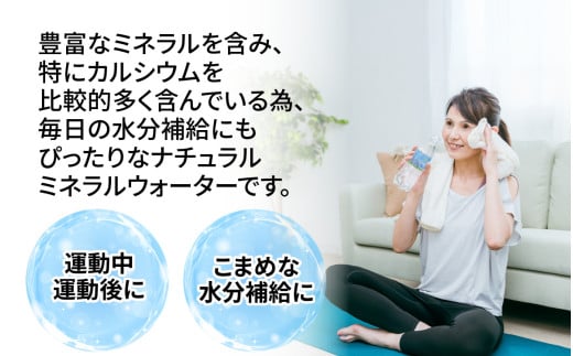 兵庫県のふるさと納税 【定期便】 【6ヶ月連続お届け】 但馬の天然水 550mlペットx24本（1ケース） ／ 水 天然水 ペットボトル PET 500ml ミネラルウォーター 飲料水 軟水 おいしい天然水 非加熱 国産 日本製 兵庫 養父市 まとめ買い 箱買い 災害用 防災用 備蓄用  非常用 備蓄水 保存水