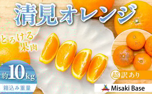 【先行受付】【※超訳あり】清見オレンジ 10kg ※離島への配送不可（2026年3月中旬より順次発送）  【 ふるさと納税 人気 おすすめ ランキング みかん 柑橘 ミカン 蜜柑 mikan 果物 清見 清見オレンジ フルーツ 糖度 甘い きよみ タンゴール 温州 オレンジ 家庭用 おすそ分け 訳あり Misaki Base 愛媛県 伊方町 送料無料 】 IKTAB010  2096235 - 愛媛県伊方町