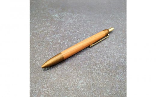 Baton Dor　欅（けやき）木軸ペン・ノック式ボールペン　スペシャルエディション【渋茶團十郎】