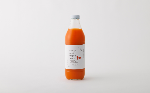 【010-90】長野伊那谷 carrot and apple juice 1000ml×2本セット 2071446 - 長野県伊那市