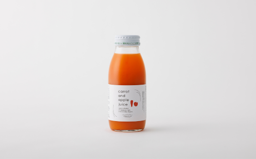 【012-63】長野伊那谷 carrot and apple juice 200ml×8本セット 2071447 - 長野県伊那市