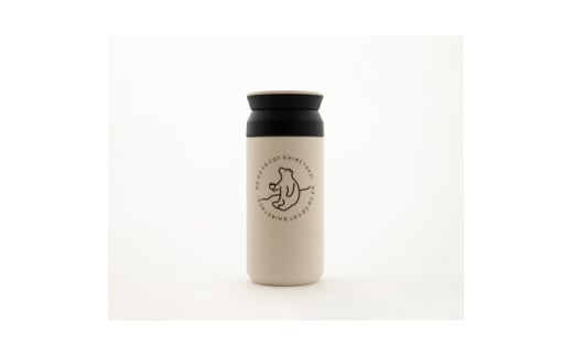 知床トコさんトラベルタンブラー ホワイト 350ml×1本【1341517】 2116360 - 北海道斜里町