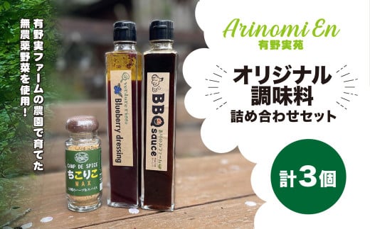 有野実苑オリジナル調味料詰め合わせセット 【 ふるさと納税 人気 おすすめ ランキング 調味料 ドレッシング サラダ ソース セット 詰合せ ギフト 贈答用 千葉県 山武市 送料無料 】SMN006 2115994 - 千葉県山武市