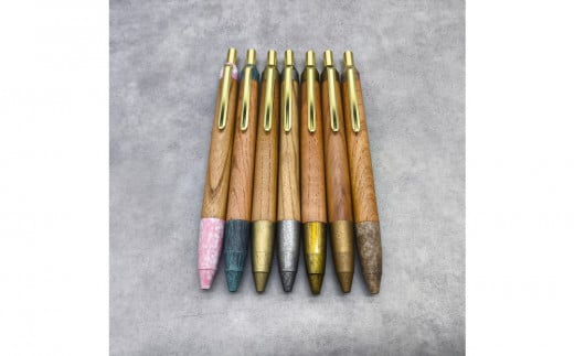 Baton Dor 欅(けやき)木軸ペン・ノック式ボールペン スペシャルエディション[選べる7色]
