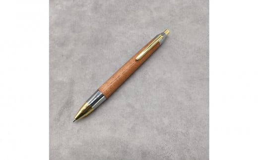 Baton Dor＆ZAWASOU　欅（けやき）木軸ペン　スタンダードタイプ　シャープペンシル（ゴールド＆シルバー金具・芯0.5ｍｍ） 2114179 - 埼玉県川越市