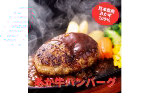 熊本県産 あか牛 ハンバーグ(150g×4個) 合計4個セット(美里町)【1555086】 2114486 - 熊本県美里町