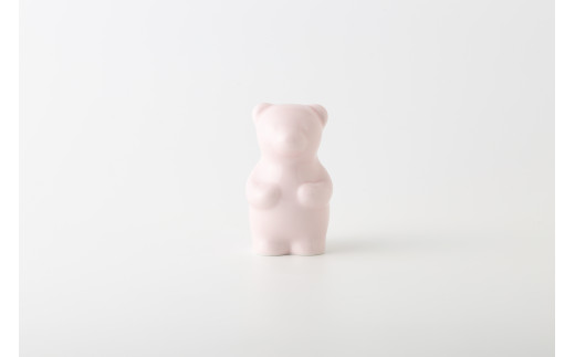 有田焼 磁器製フィギュアmomocobear「babypink」