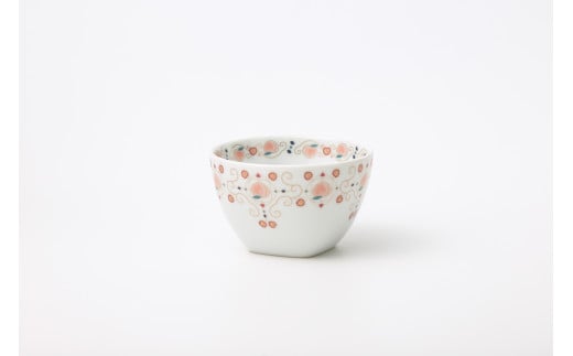有田焼「其泉」 くだものシリーズ 煎茶カップ(もも)