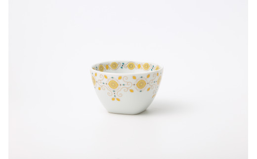 有田焼「其泉」 くだものシリーズ 煎茶カップ(れもん)