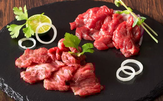 ふじ馬刺し詰合せ【彩】 / 食べ比べ 国産 馬肉 赤身 熊本県 菊陽町【株式会社フジチク】 [BHAD106]
