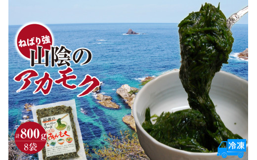 【無添加スーパーフード ねばり強 山陰のアカモク 100g×8袋 冷凍】ご入金確認後、順次発送予定 高鮮度3D凍結 鮮度抜群 国産 濃厚 あかもく ふるさと納税 おすすめ 返礼品 香美町 香住 山米鮮魚 14000円 74-24 2135747 - 兵庫県香美町