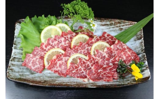 【数量限定】特上トロ 馬刺し スライス　約200ｇ【阿蘇牧場】 [AYBX081] 2114952 - 熊本県合志市