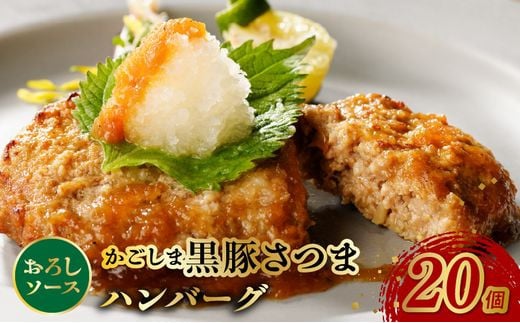 052-39 かごしま黒豚ハンバーグおろしソース20個