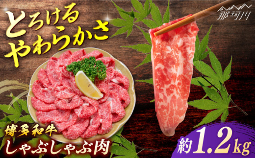 博多和牛　しゃぶしゃぶ　約1.2ｋg（600ｇ×２）＜一般社団法人地域商社ふるさぽ＞ 那珂川市 [GBX074] 2117245 - 福岡県那珂川市