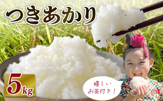 【2025年12月発送】米 つきあかり 5 kg  お米 白米 新米 白米 精米 ご飯 白 ごはん おいしい お茶 1袋 つき! 緑茶 玄米茶 やぶきた ティーパック 深蒸し茶  国産 静岡県 牧之原市 日用品 日常 便利  2117447 - 静岡県牧之原市