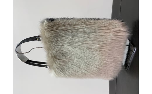 M435　エコファーバイカラーバッグ