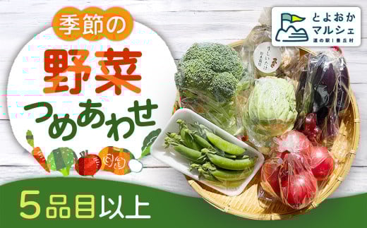 【5品目以上】季節の野菜詰め合わせ 2017802 - 長野県豊丘村