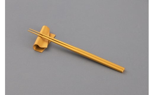 irogami 箸・箸置きセット イエローゴールド FC014096