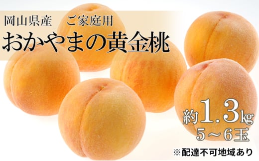 桃 2025年 先行予約 ご家庭用 おかやま の 黄金桃 約1.3kg(5〜6玉) 岡山県 フルーツ もも 桃 モモ ピーチ 人気 新鮮 フルーツ 桃 訳あり くだもの 桃 もも 果物 フルーツ 桃 もも