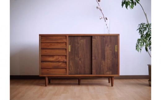 大川家具 幅120cm サイドボード 欅無垢材 -montana-モンタナ 2117862 - 福岡県大川市