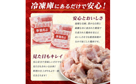 鹿児島県長島町のふるさと納税 若どり手羽元(4kg)【まつぼっくり】matu-1445R7