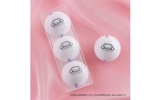 ゴルフボール KIRA★STAR×SANRIO CHARACTERS  24個入り【シナモロール（ホワイト）】