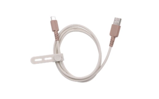 MOTTERU(モッテル) バイカラーケーブル USB-C to USB-C 60W iPhone16e 16 15 Android各種 iPad Macbook しなやか 絡まない 急速充電 PD60W データ転送 ケーブルバンド付 1m 2年保証 (MOT-BCECCC100) カプチーノ 【 ケーブル 神奈川県 海老名市 】